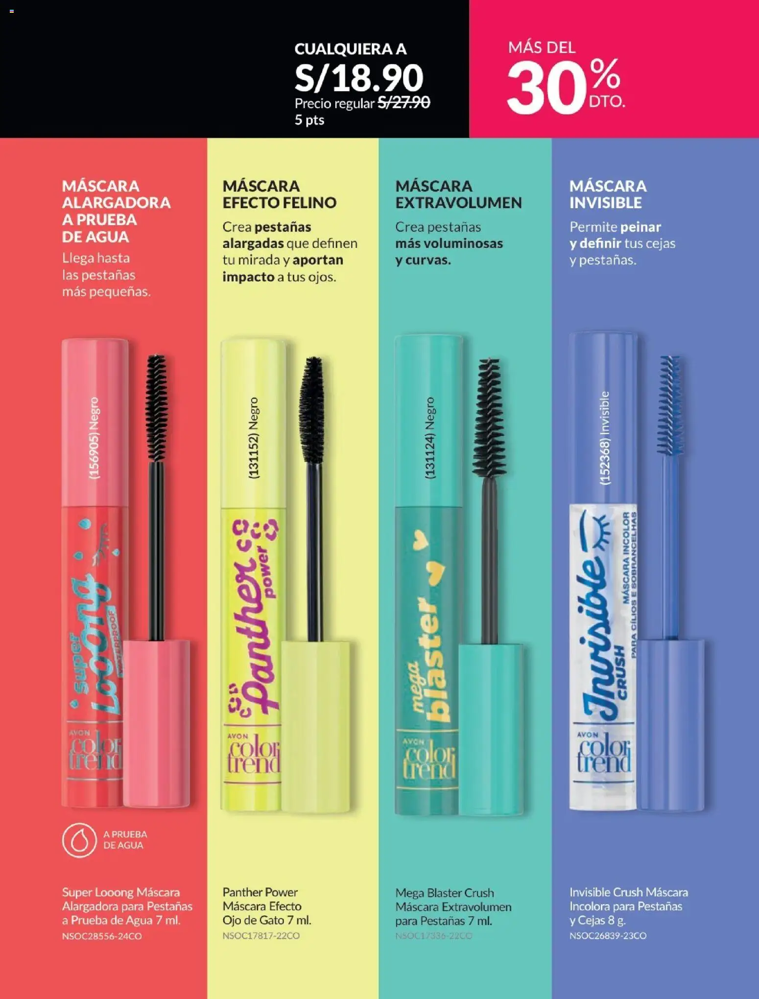 Catálogo Avon válido desde 21.04.2026 | Página: 70 | Productos: Máscara