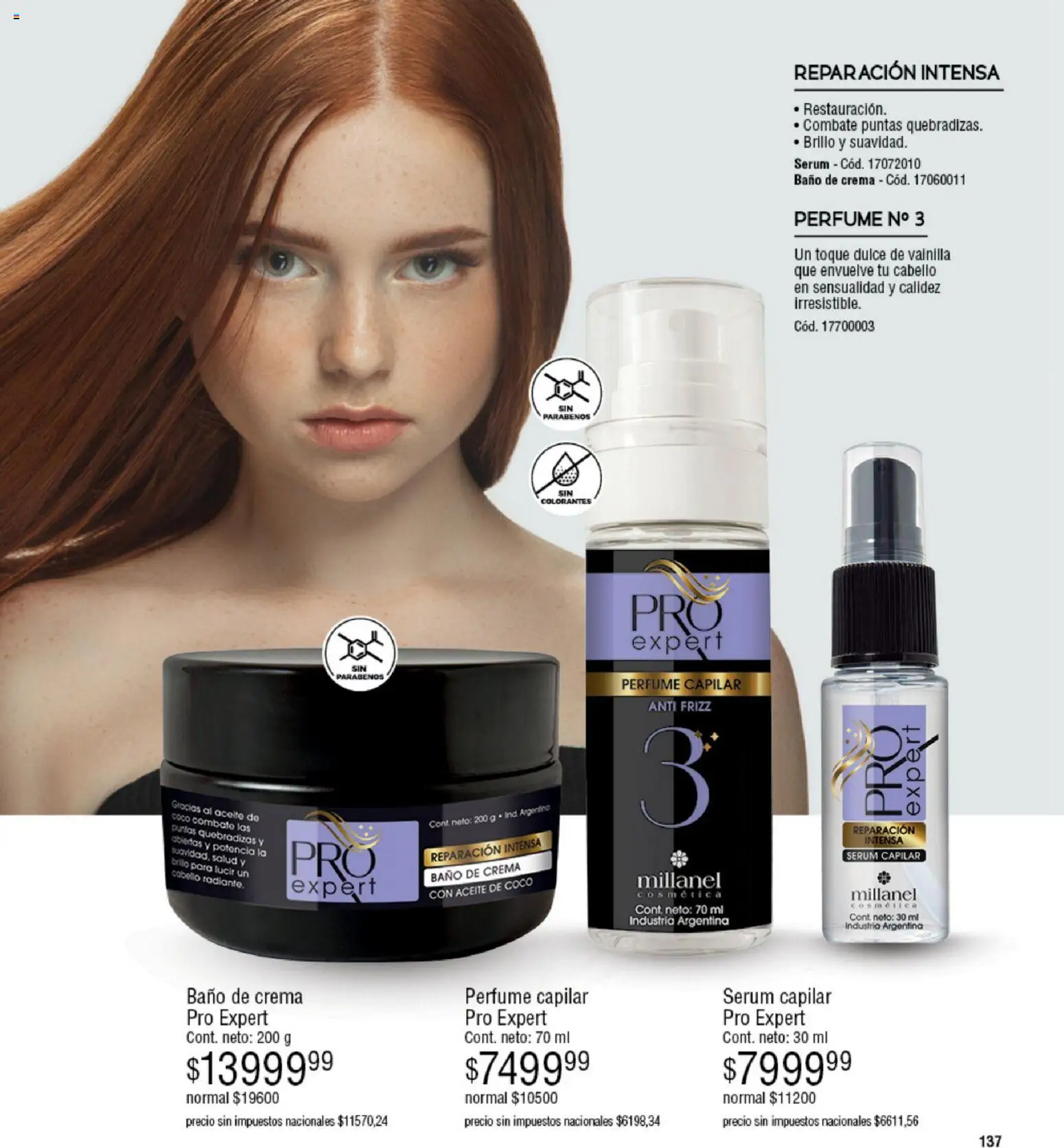 Millanel - Catálogo │ válido desde el 05.01.2026 | Página: 137 | Productos: Perfume, Aceite, Serum, Baño de crema