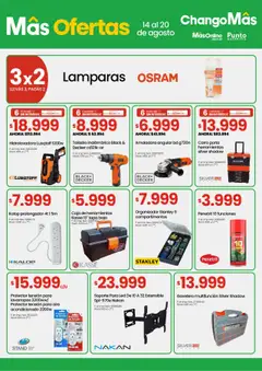 Changomas ofertas │ válido desde el 14.08.2025 | Página: 13 | Productos: Caja de herramientas, Amoladora, Caja, Lavarropas