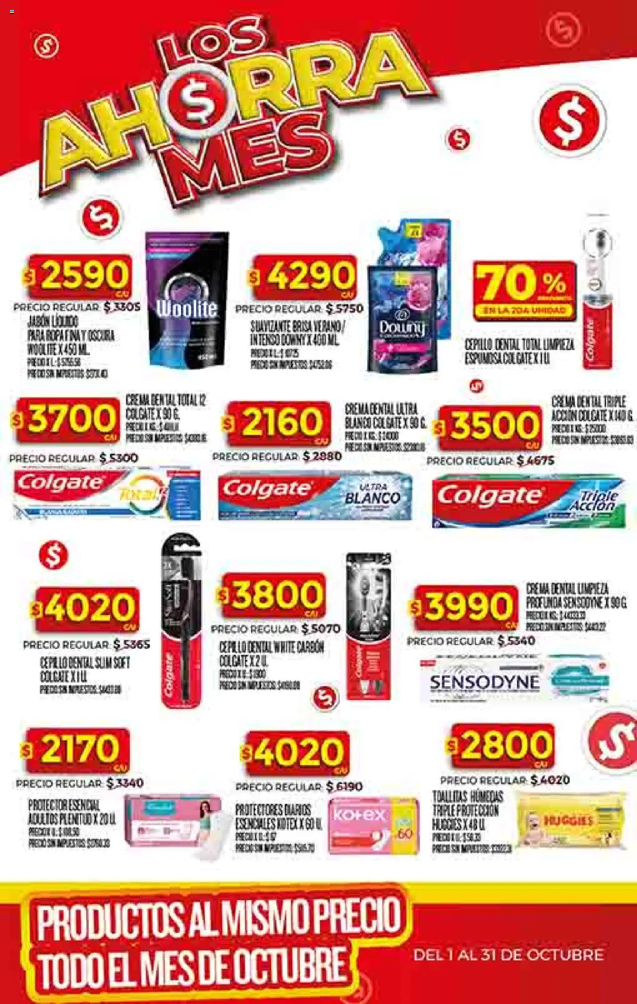 Dia - Ofertas - Salta y Jujuy │ válido desde el 01.10.2025 | Página: 40 | Productos: Cepillo, Toallitas húmedas, Suavizante, Protectores diarios