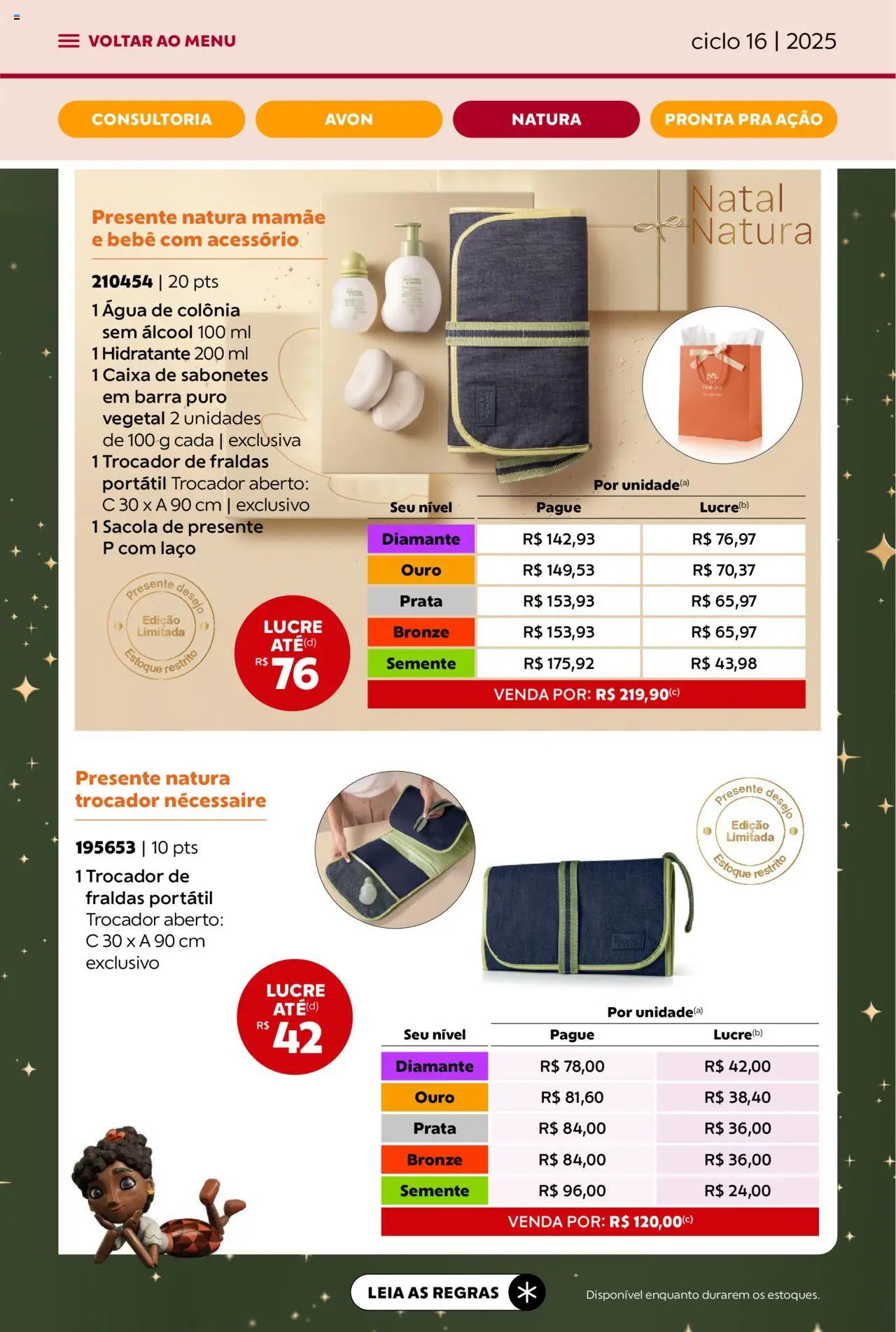 Avon Folheto - válido de 26.09.2025 | Página: 78 | Produtos: Necessaire, Caixa, Fraldas