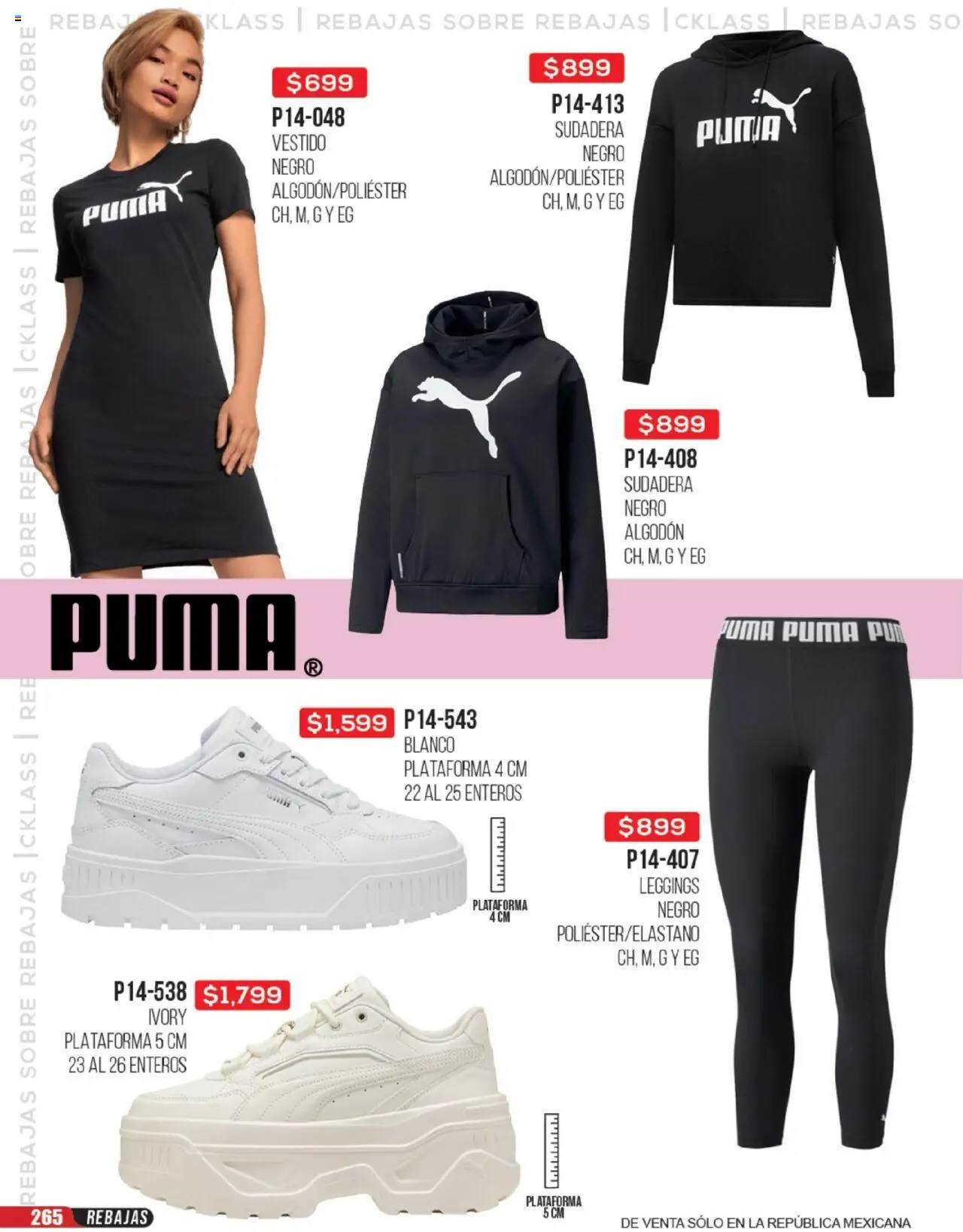 Nuevas ofertas de Cklass válidas en toda la República Mexicana desde el 23.06.2025. ¡Encuentra las mejores ofertas en Cklass catálogo Rebajas Sobre Calzado! | Página: 266 | Productos: Leggings, Algodón, Sudadera, Sobre
