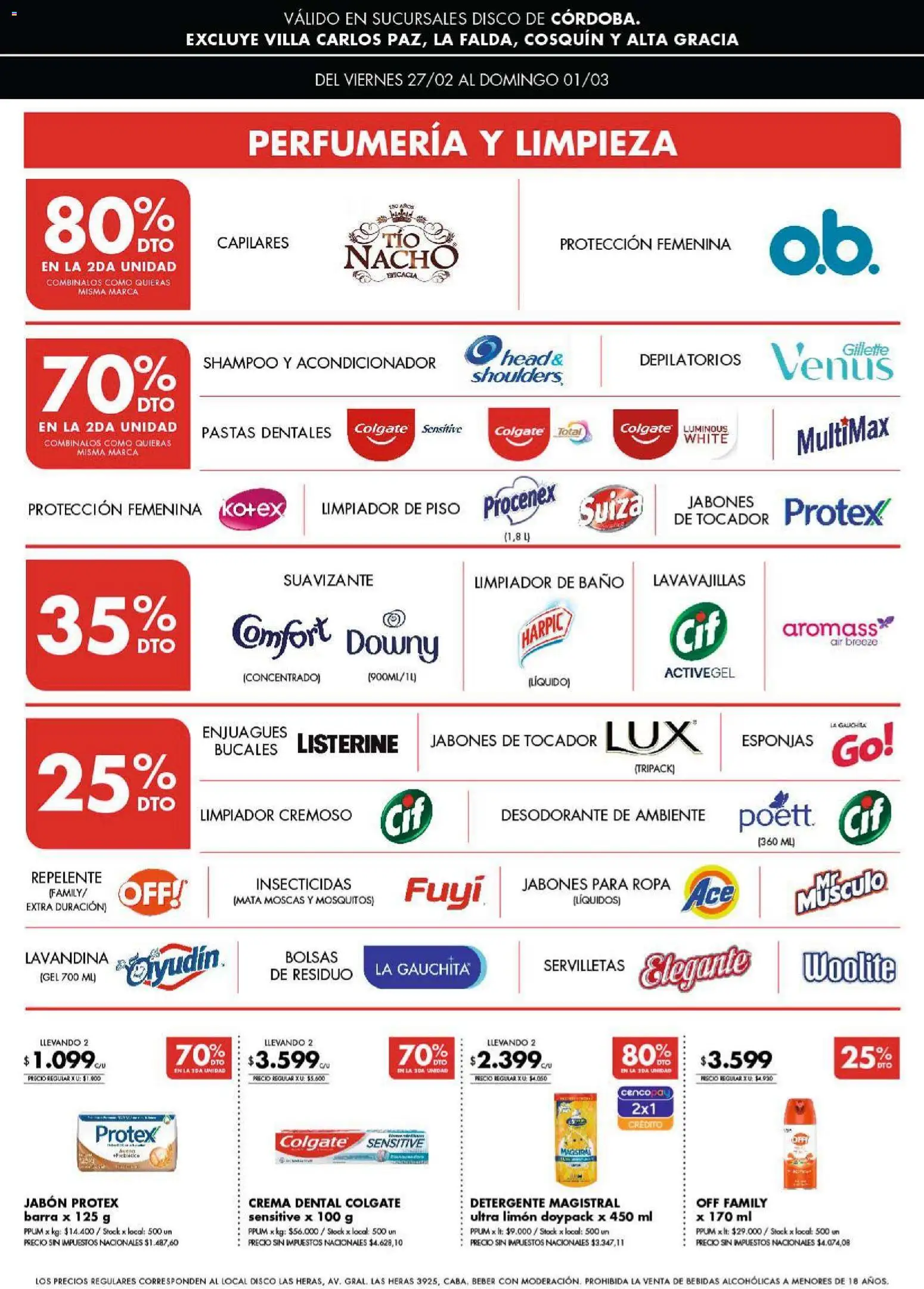 Disco - Ofertas | Córdoba │ válido desde el 26.02.2026 | Página: 6 | Productos: Shampoo, Jabón, Limón, Ropa