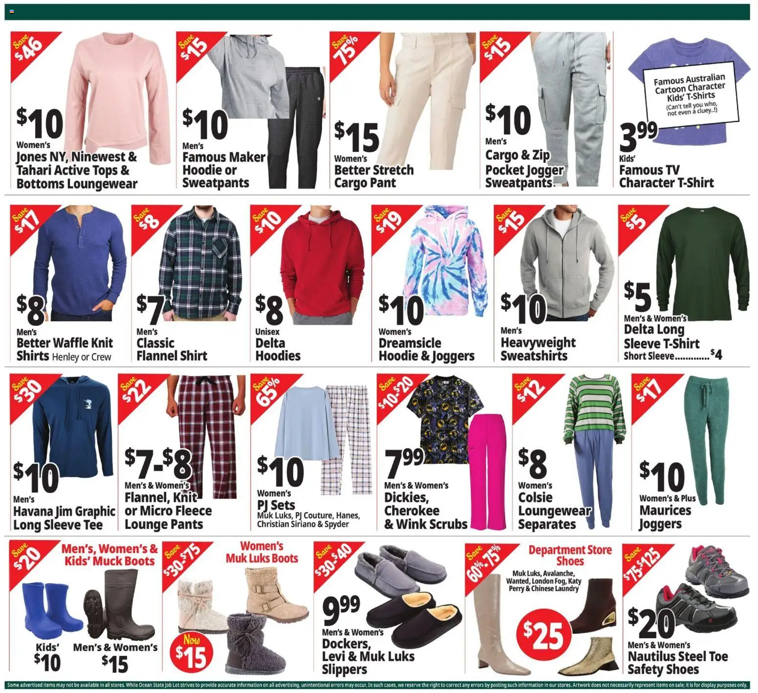 Ocean State Job Lot Black Friday - valid from 27.11.2025 | Page: 13 | Products: Shirt, Pants, Boots, Slippers