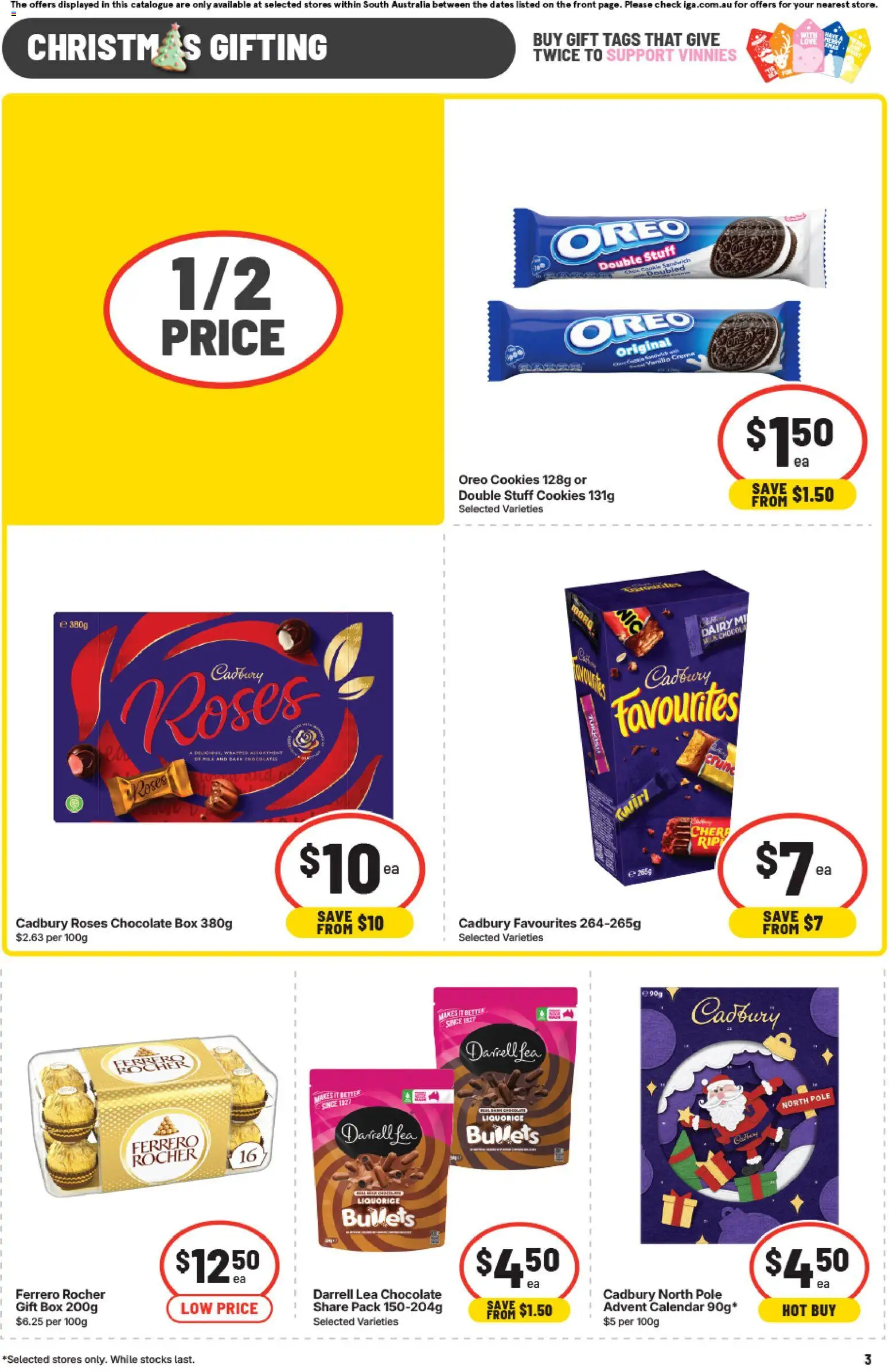 IGA catalogue - valid from 12.11.2025 | Page: 3 | Products: Box, Milk, Dairy, Chocolate