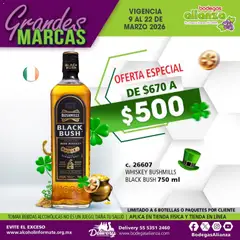 Vista previa de Bodegas Alianza catálogo Grandes Marcas, nuevo folleto de la tienda, válido en México a partir del 09.03.2026