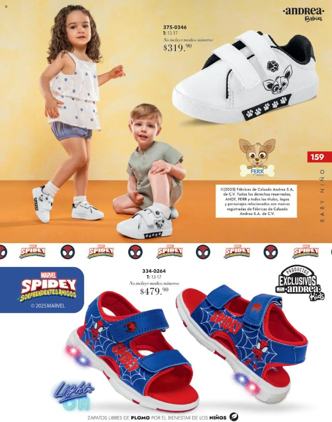 Nuevas ofertas de Andrea válidas en toda la República Mexicana desde el 17.08.2025. ¡Encuentra las mejores ofertas en Andrea - Catálogo Tropical Otoño / Invierno! | Página: 159 | Productos: Zapatos