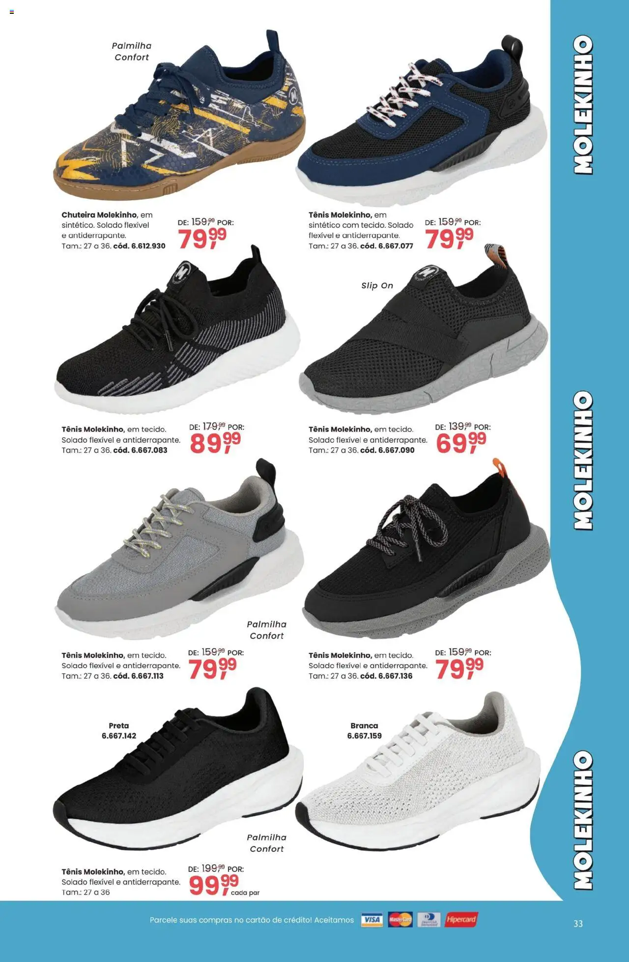 Quatro Estações Folheto - válido de 01.12.2025 | Página: 33 | Produtos: Chuteira, Tênis, Palmilha