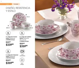 Vista previa de A. Juego de 4 vasos malva Cerámica., (192984) 30 pts, nuevo folleto de la tienda, válido en México a partir del 20.12.2025 | Página: 150