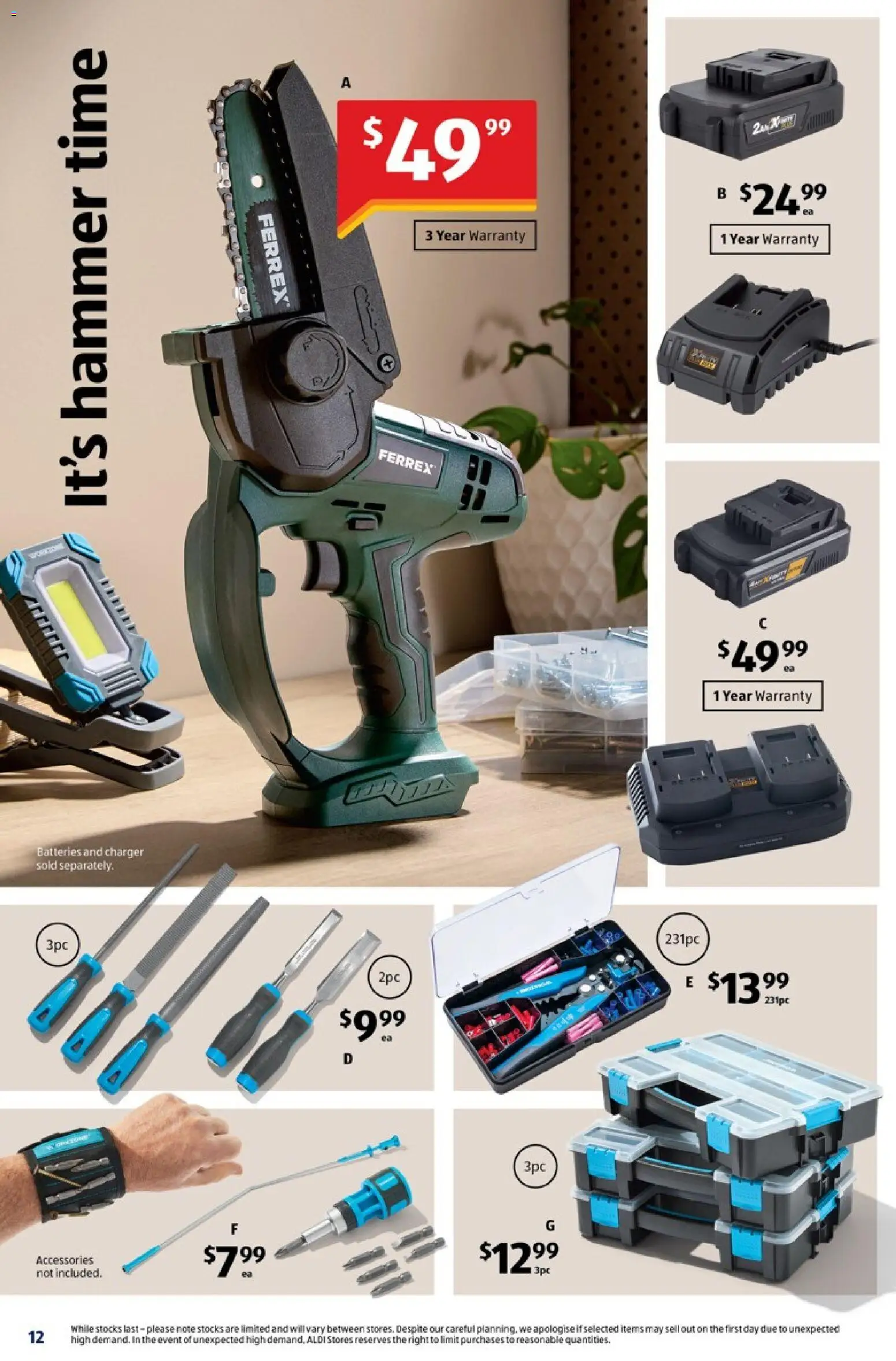 Aldi catalogue - valid from 06.05.2026 | Page: 12 | Products: Charger, Accessories, Batteries