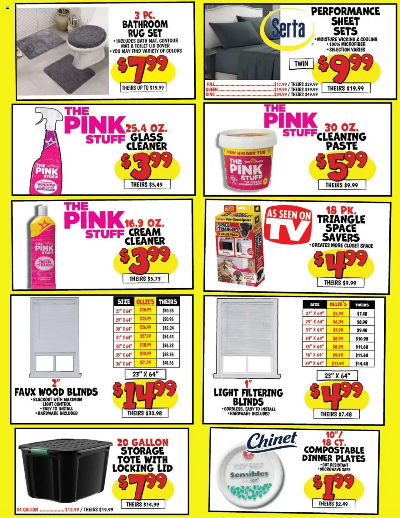 Ollie's Ad - valid from 16.10.2025 | Page: 5 | Products: Bath, Cream, Closet, Sheet