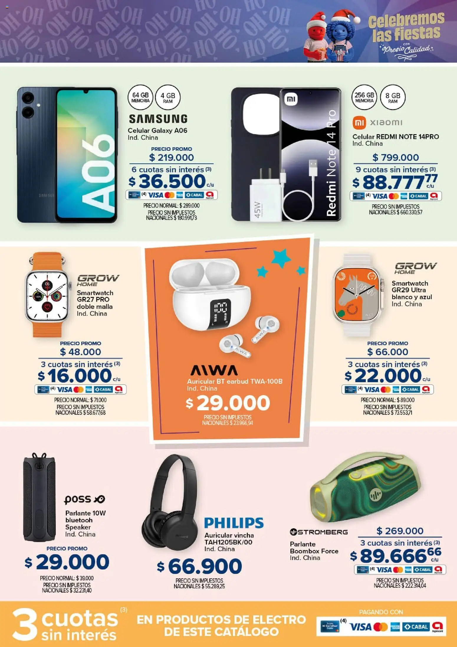 Carrefour ofertas │ válido desde el 12.12.2025 | Página: 35 | Productos: Vincha, Malla, Parlante