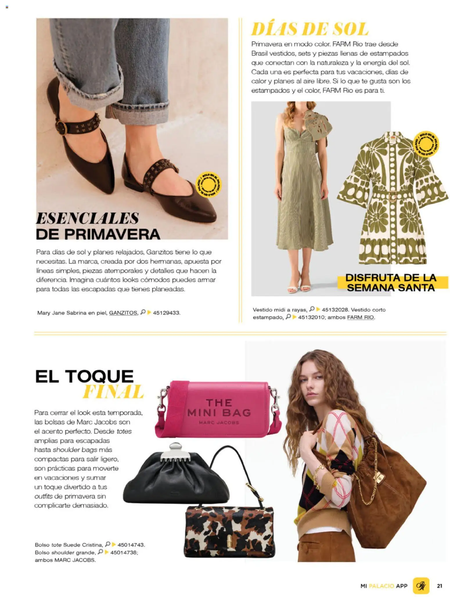 Nuevas ofertas de Palacio De Hierro válidas en toda la República Mexicana desde el 01.03.2026. ¡Encuentra las mejores ofertas en Palacio De Hierro catálogo! | Página: 23 | Productos: Bolso, Vestido, Té