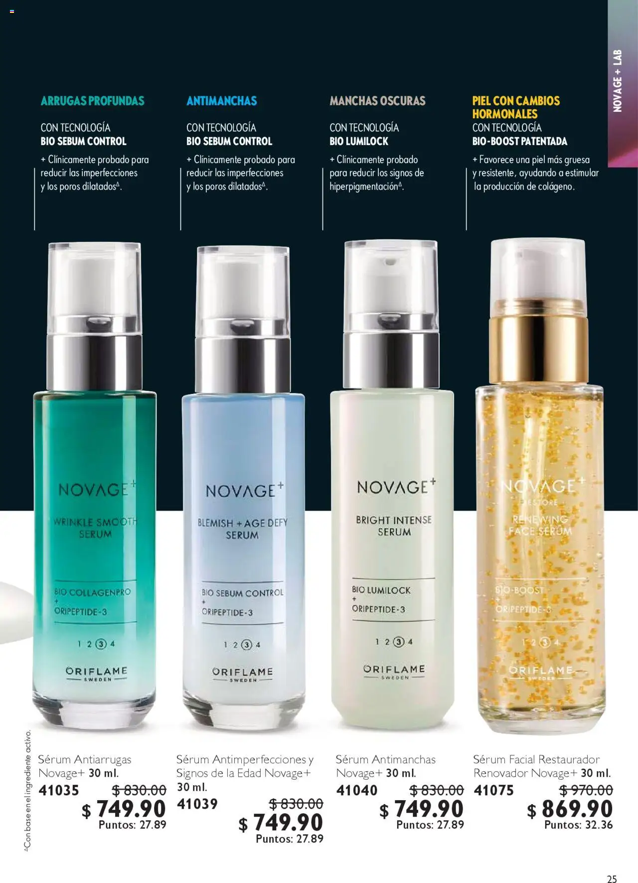 Nuevas ofertas de Oriflame válidas en toda la República Mexicana desde el 04.10.2025. ¡Encuentra las mejores ofertas en Oriflame - Campaña 14 2025! | Página: 25 | Productos: Serum