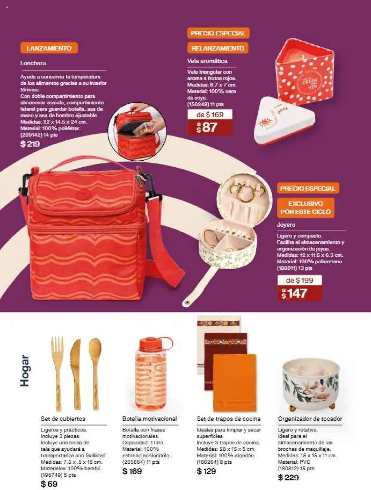 Nuevas ofertas de Natura válidas en toda la República Mexicana desde el 12.10.2025. ¡Encuentra las mejores ofertas en Natura - Campaña 16 2025! | Página: 160 | Productos: Bolsa, Vela, Algodón, Botella