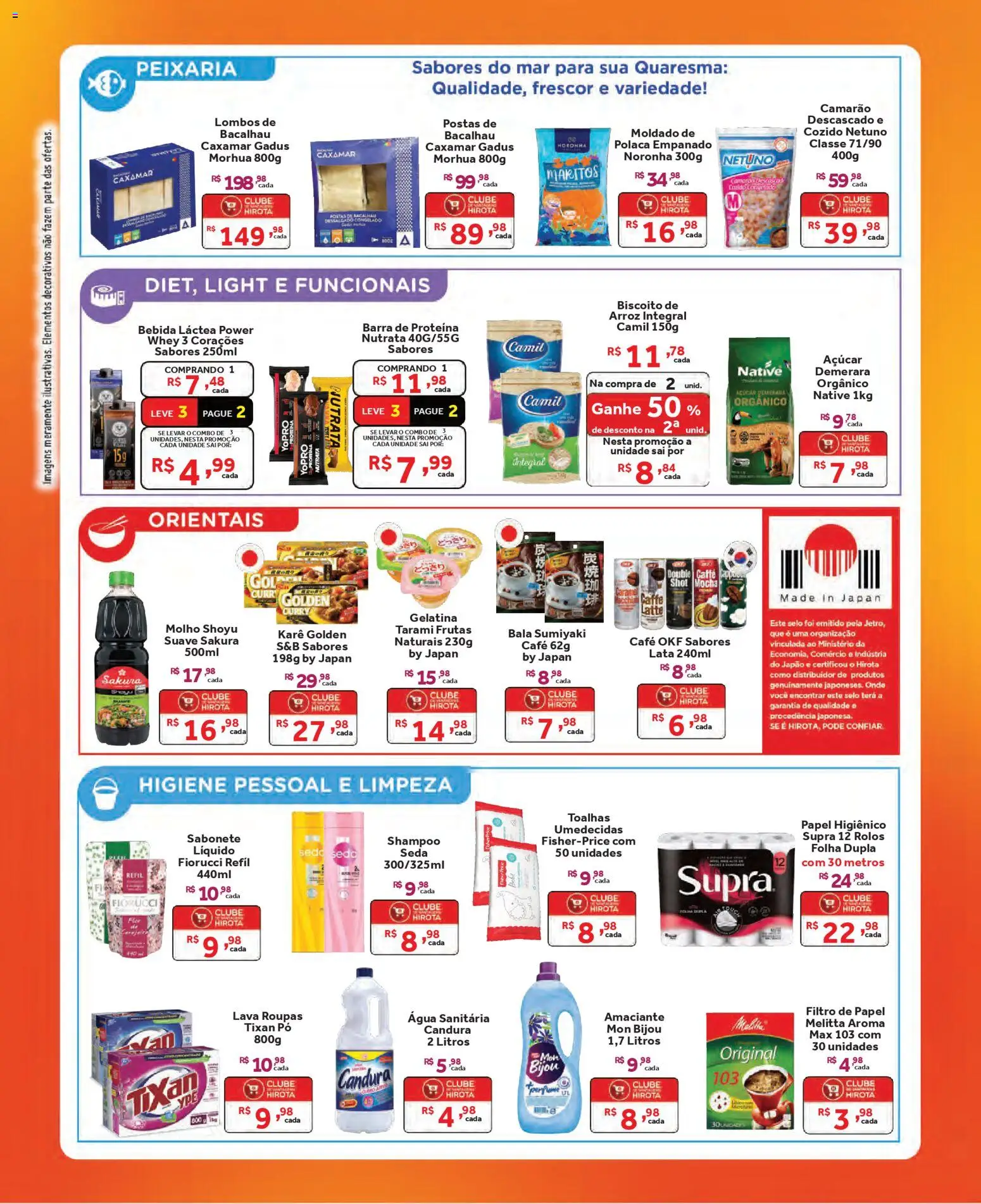 Hirota Food Folheto - válido de 04.03.2026 | Página: 4 | Produtos: Perfume, Bacalhau, Arroz, Água sanitária