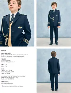 Vista previa de El Corte Inglés catálogo Comuniones , nuevo folleto de la tienda, válido en México a partir del 20.11.2025 | Página: 15 | Productos: Chaleco, Traje