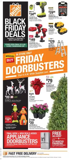 Preview of Home Depot weekly ads valid from 27.11.2025