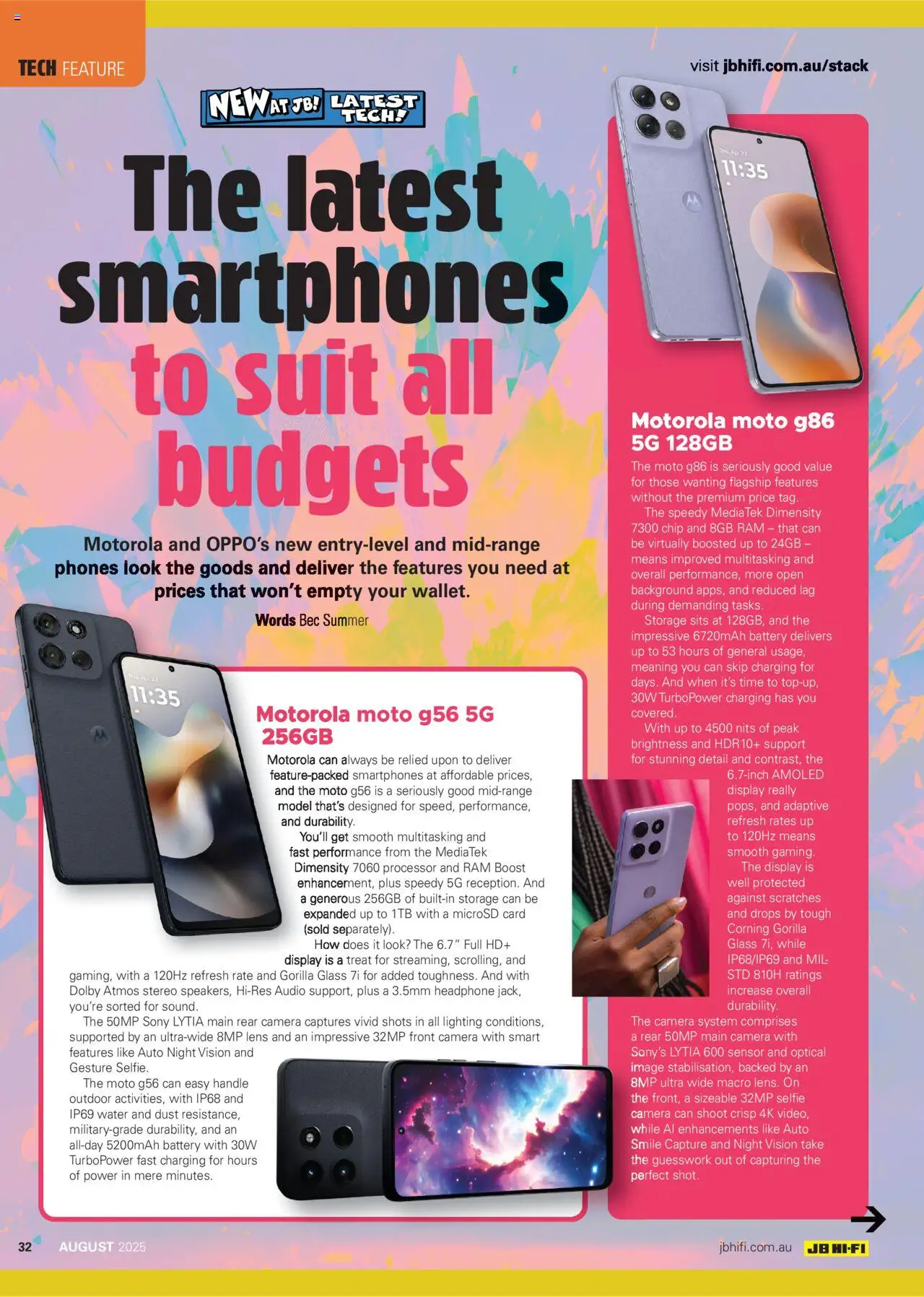 JB Hi-Fi catalogue - valid from 01.08.2025 | Page: 34 | Products: Battery, Water, Suit, Stereo