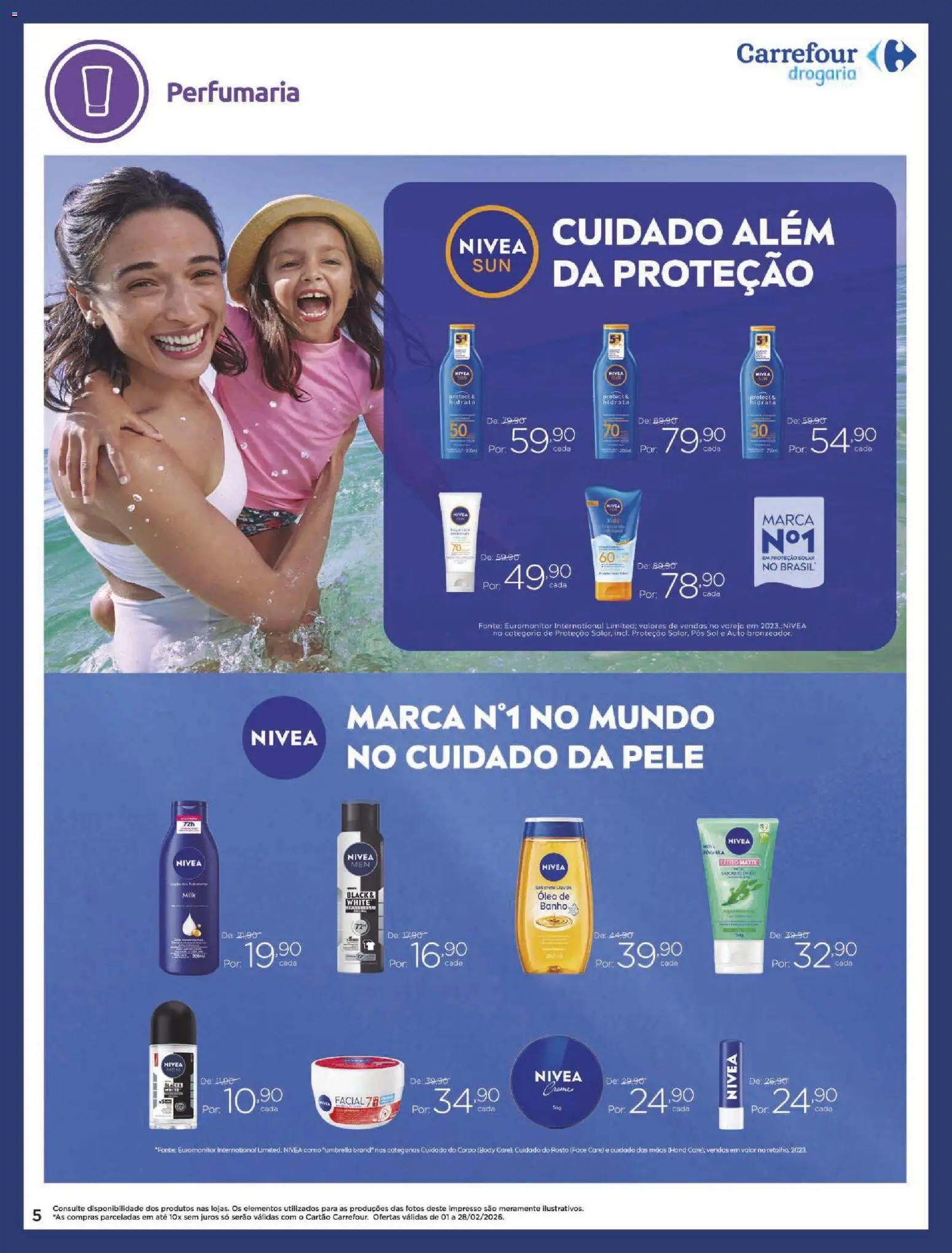 Carrefour Folheto - válido de 01.02.2026 | Página: 5 | Produtos: Óleo, Creme, Sal, Body