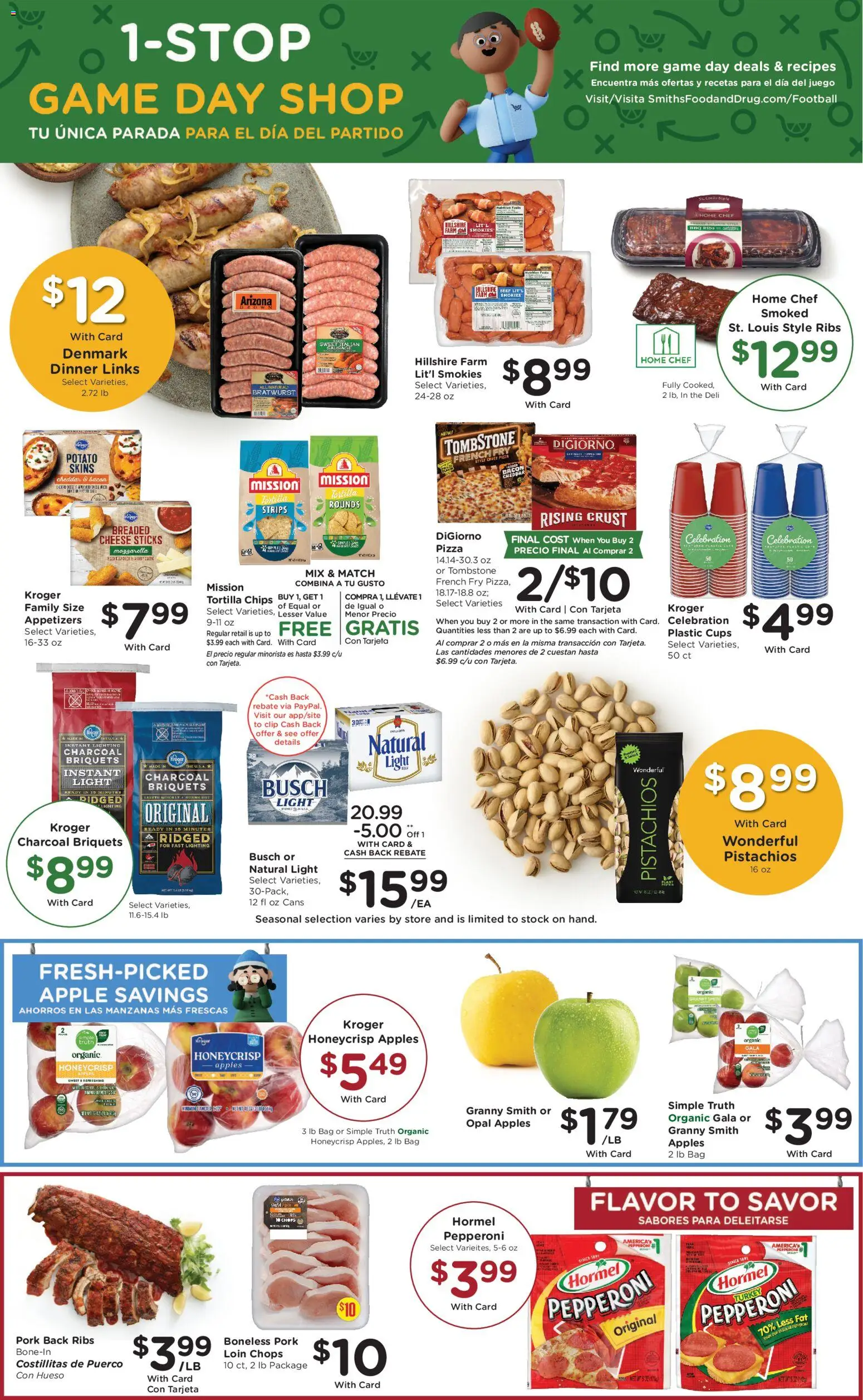 Smith's Weekly Ad - ID - valid from 10.12.2025 | Page: 12 | Products: Clip, Pork, Apples, Game