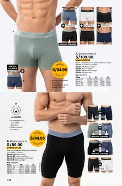 Vista previa de folleto Leonisa - Catálogo de la Leonisa válido desde 16.01.2026 | Página: 124 | Productos: Boxers