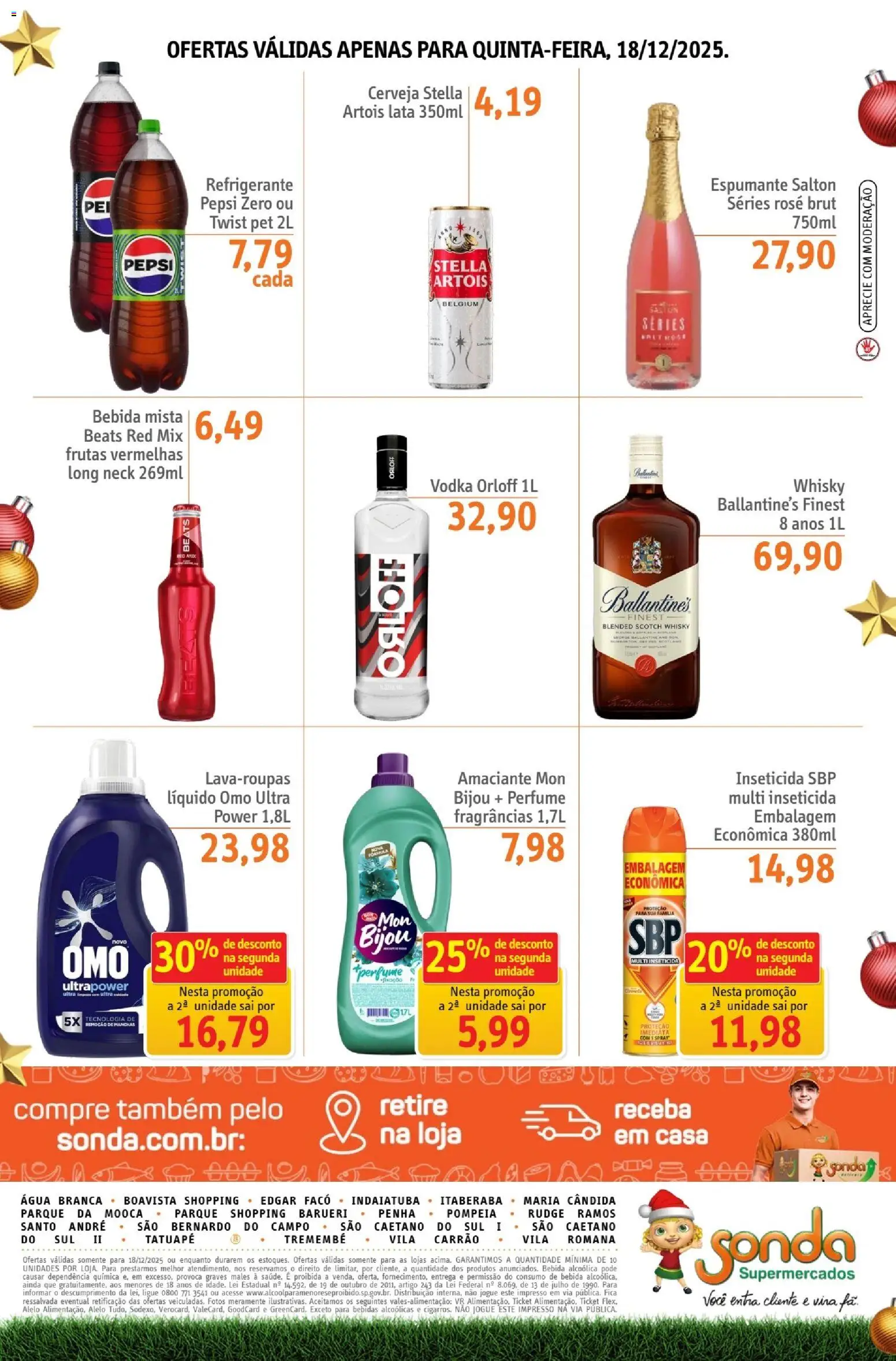 Sonda Folheto - válido de 18.12.2025 | Página: 4 | Produtos: Perfume, Vodka, Amaciante, Inseticida