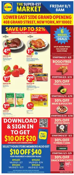 Preview of Lidl weekly ads valid from 30.07.2025