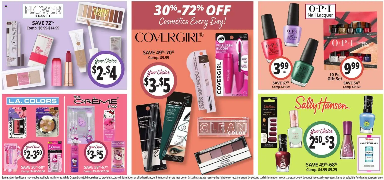 Ocean State Job Lot Weekly Ad - MA - valid from 05.03.2026 | Page: 17 | Products: Nail, Bronzer, Blush, Eyeliner
