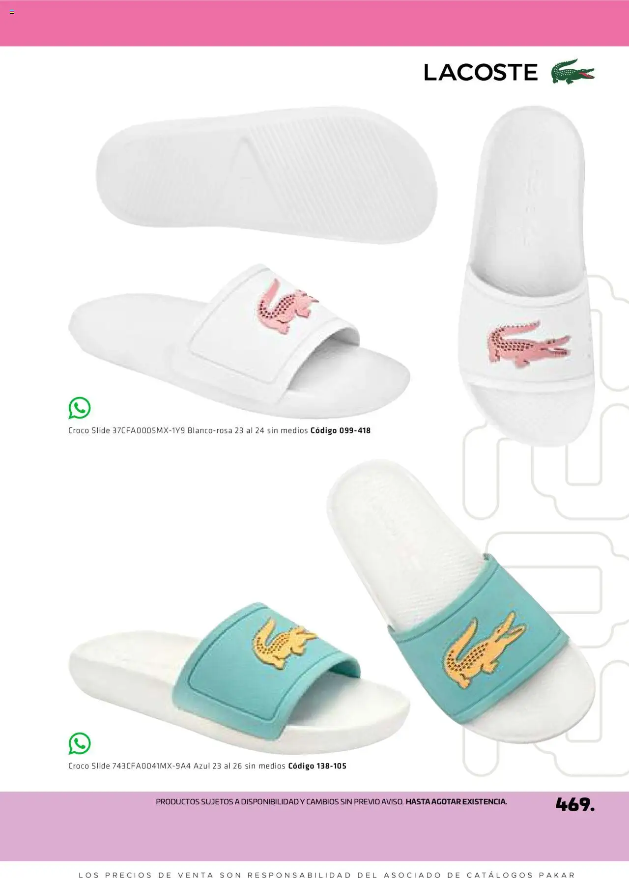 Nuevas ofertas de SC Pakar válidas en toda la República Mexicana desde el 29.08.2025. ¡Encuentra las mejores ofertas en SC Pakar - Catálogo Otoño Women! | Página: 469