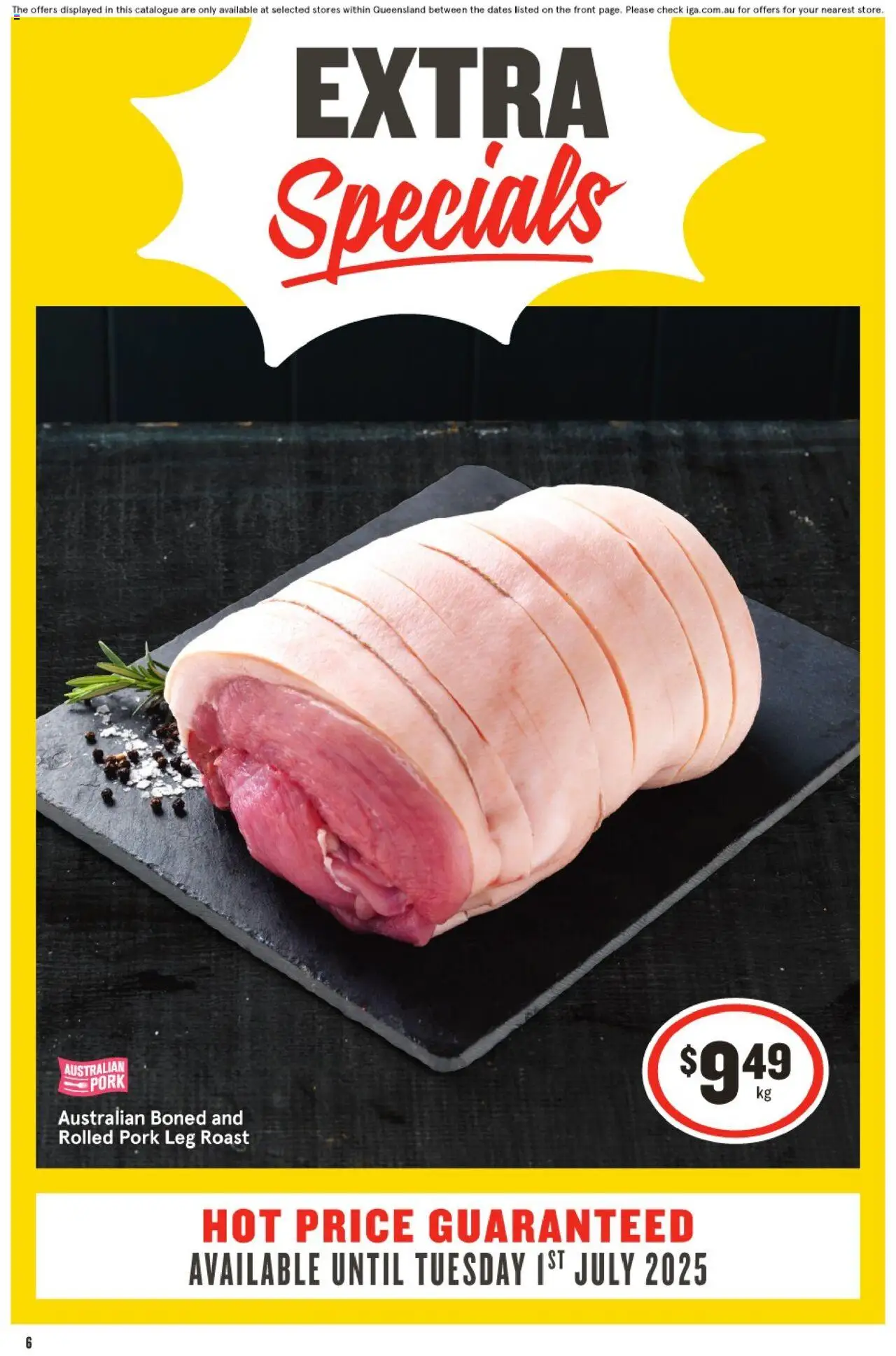 IGA catalogue - valid from 18.06.2025 | Page: 6 | Products: Pork