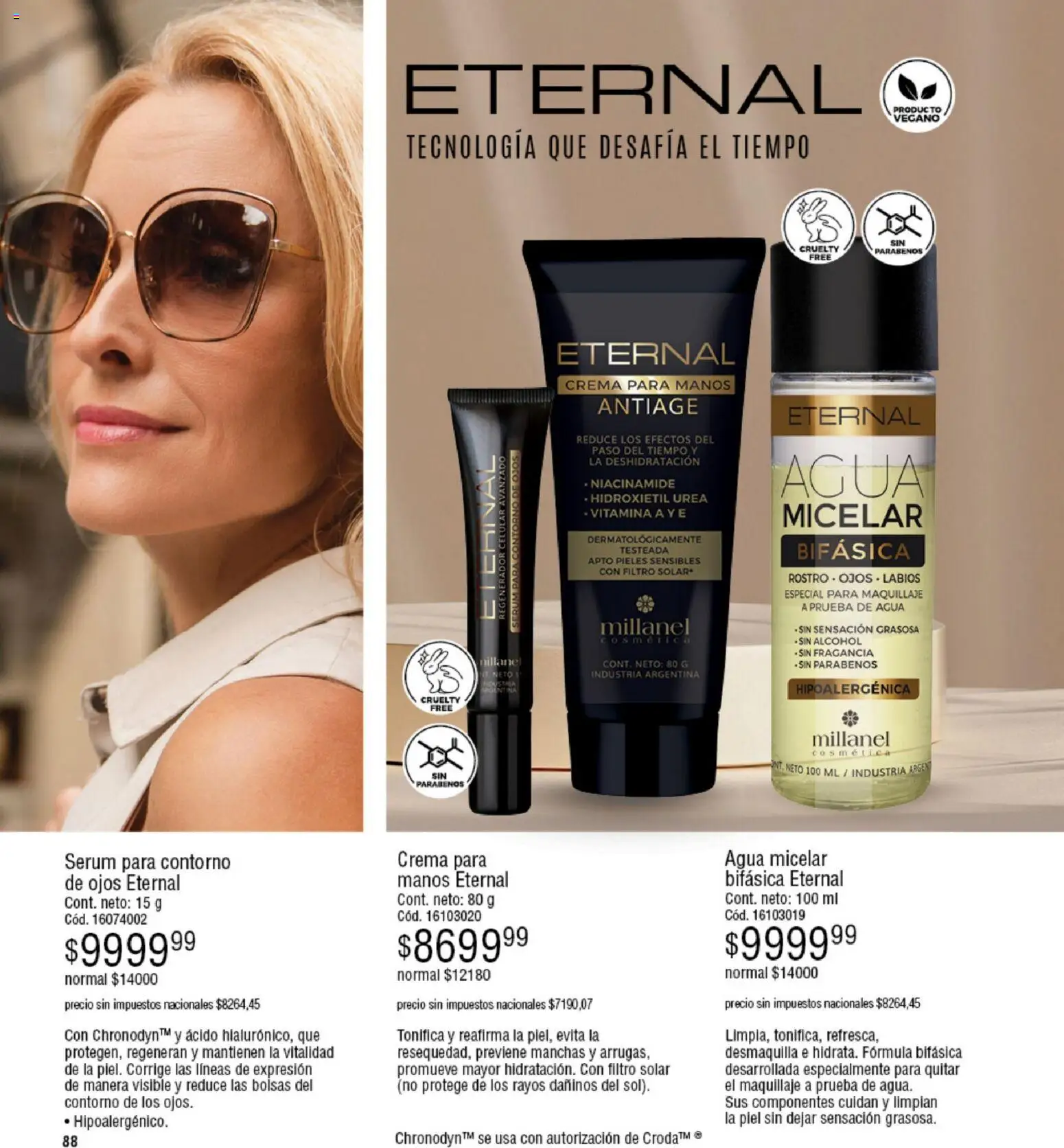 Millanel - Catálogo │ válido desde el 05.01.2026 | Página: 88 | Productos: Maquillaje, Serum, Contorno, Agua