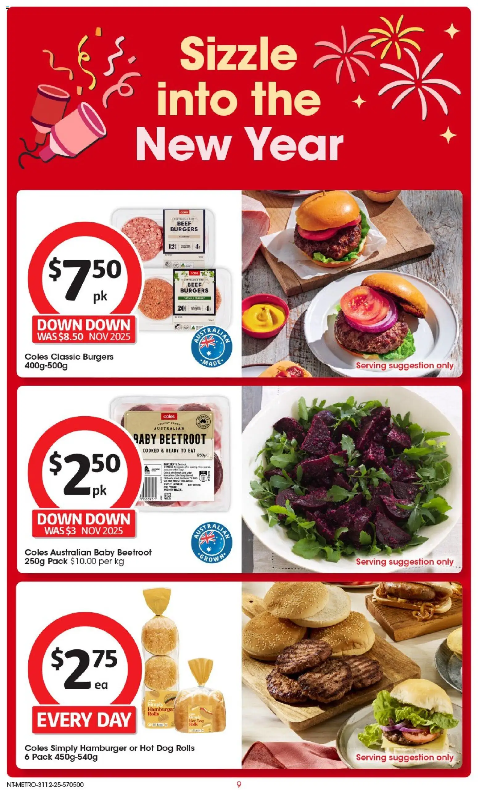 Coles catalogue - valid from 31.12.2025 | Page: 10 | Products: Beef, Beetroot