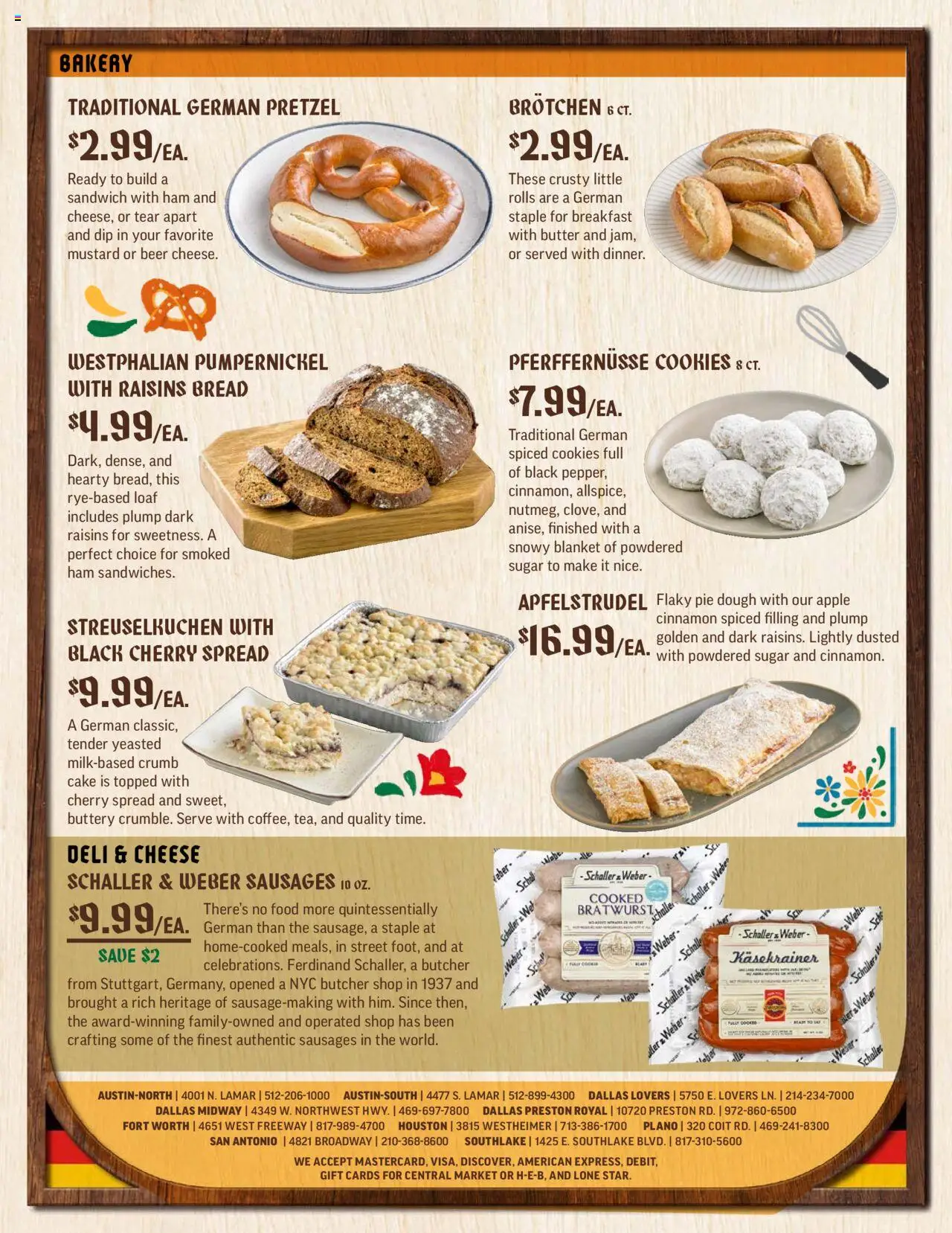 Central Market Weekly Ad - valid from 10.09.2025 | Page: 8 | Products: Staple, Bread, Cookies, Raisins