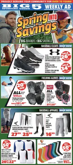 Preview of Big 5 Sporting Goods weekly ads valid from 06.03.2026