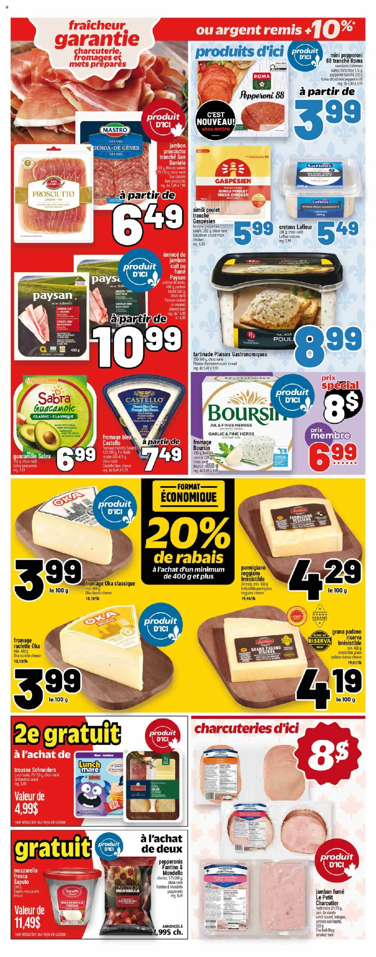 Metro flyer valid from 18.09.2025 | Page: 13 | Products: Milk, Cheese, Salami, Chicken