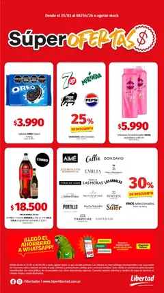 Vista previa Hipermercado Libertad - Súper Ofertas válido desde el 25.03.2026