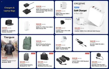 Preview of Canada Computers weekly flyer from shop Canada Computers valid from 18.12.2025 | Page: 25 | Products: Backpack, Notebook, Adapter
