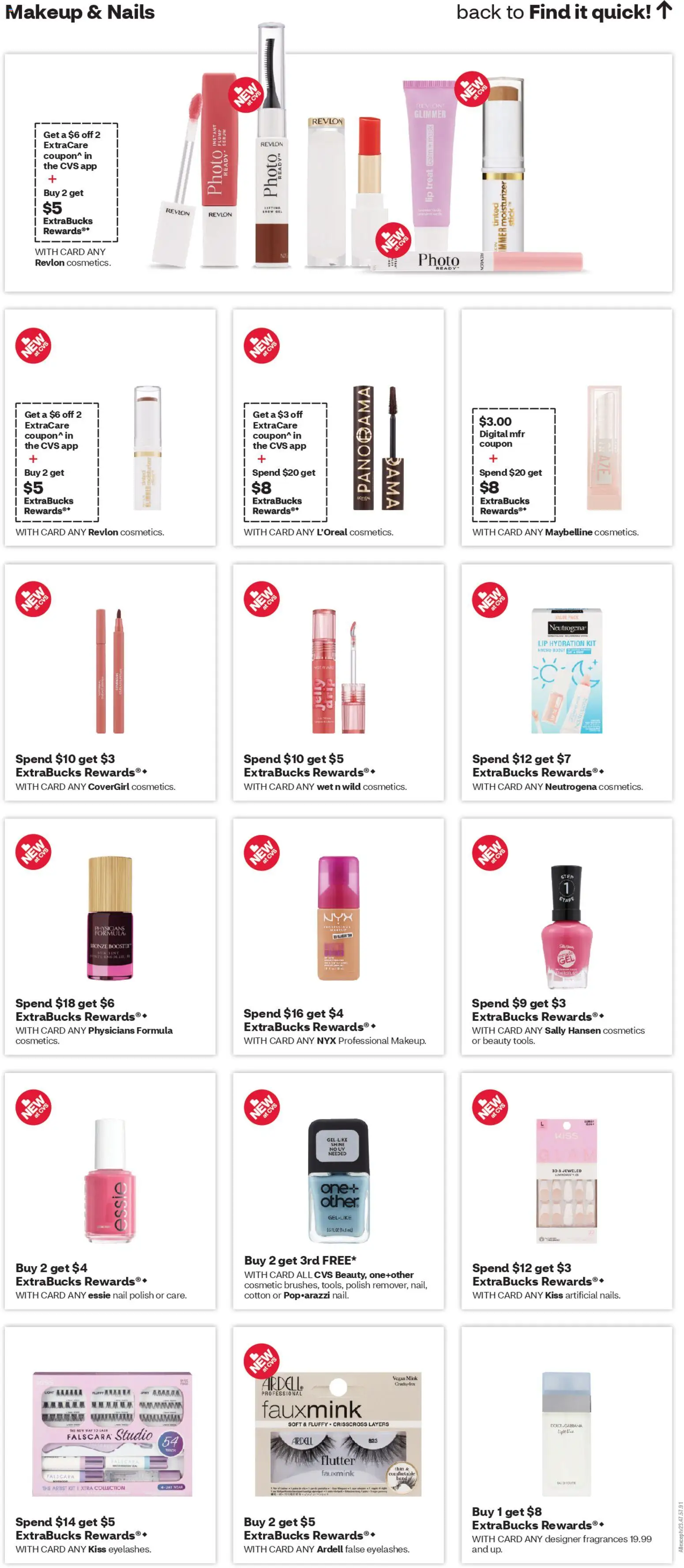 CVS Pharmacy Weekly Ad - TX - valid from 26.04.2026 | Page: 12 | Products: Nail, Nail polish, Mask