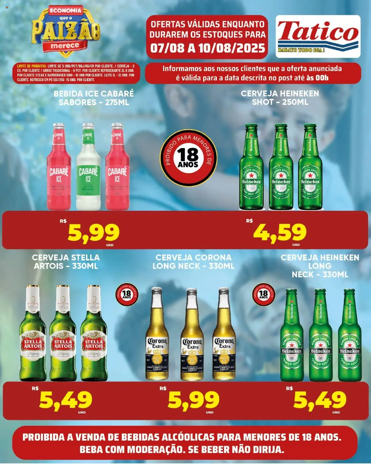 Tatico Folheto - válido de 08.08.2025 | Página: 32 | Produtos: Refresco, Arroz, Cerveja Heineken, Pá