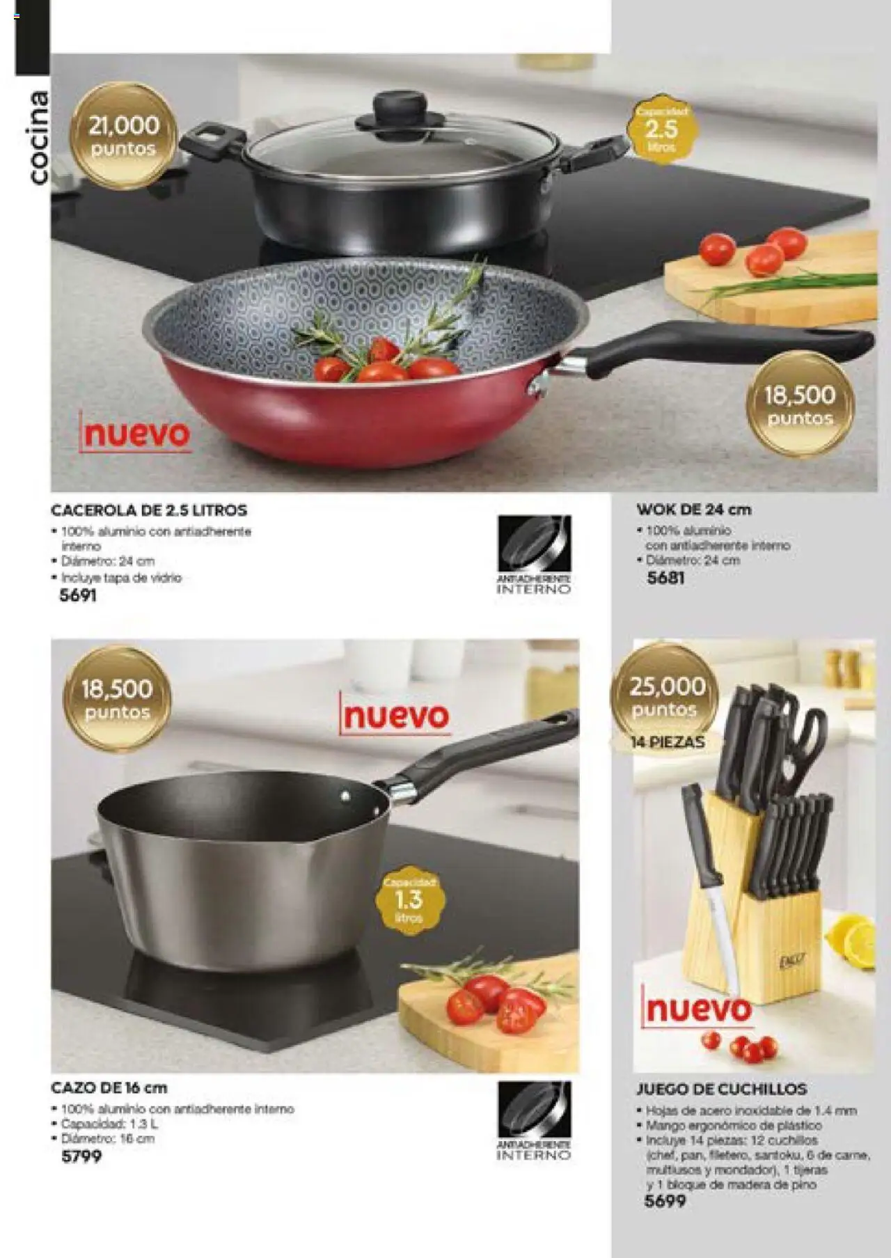 Nuevas ofertas de Fuller válidas en toda la República Mexicana desde el 13.06.2025. ¡Encuentra las mejores ofertas en Fuller catálogo Puntos! | Página: 4 | Productos: Mango, Cacerola, Juego, Wok