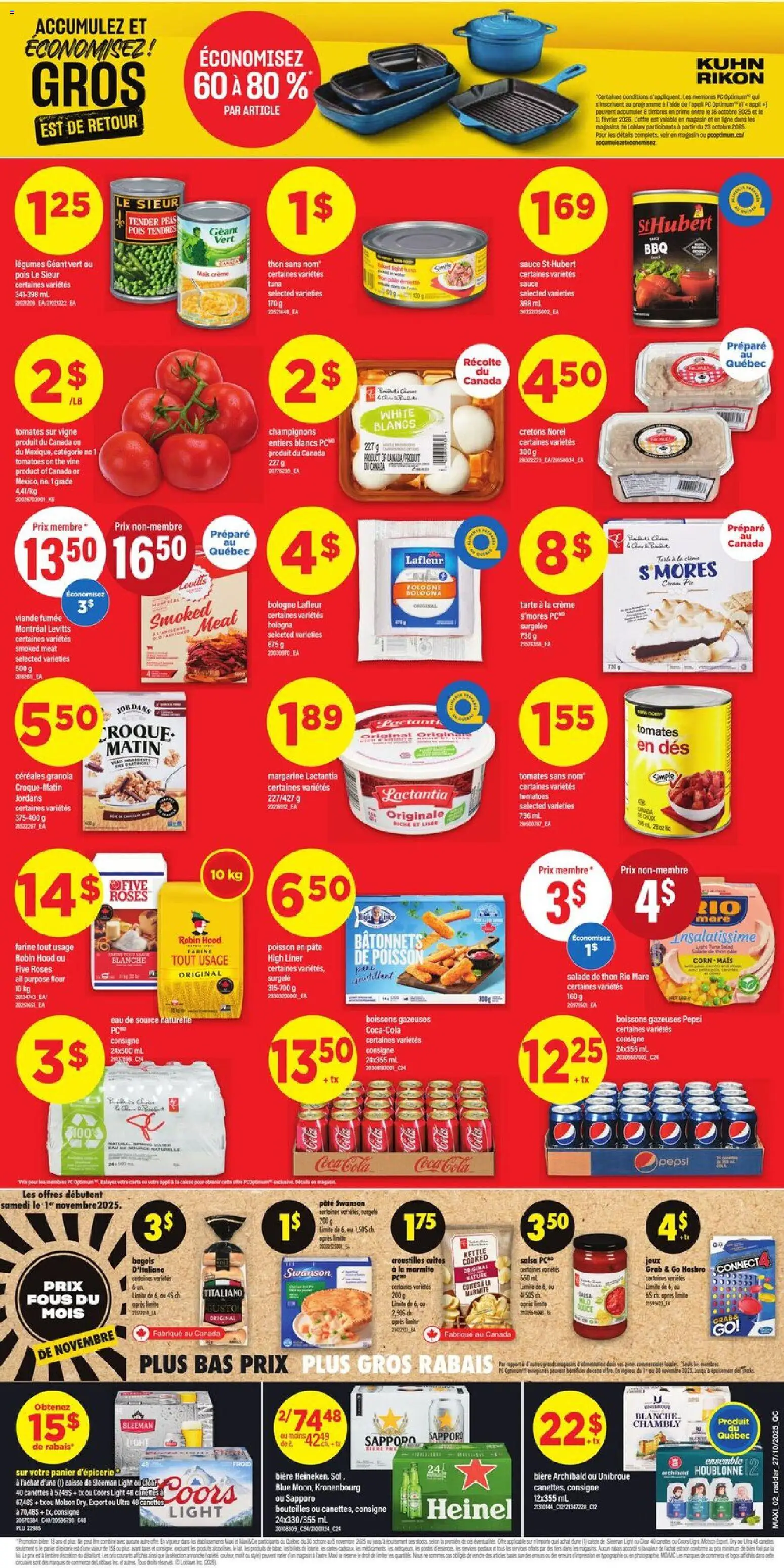 Maxi flyer valid from 30.10.2025 | Page: 2 | Products: Salad, PC, Tomatoes