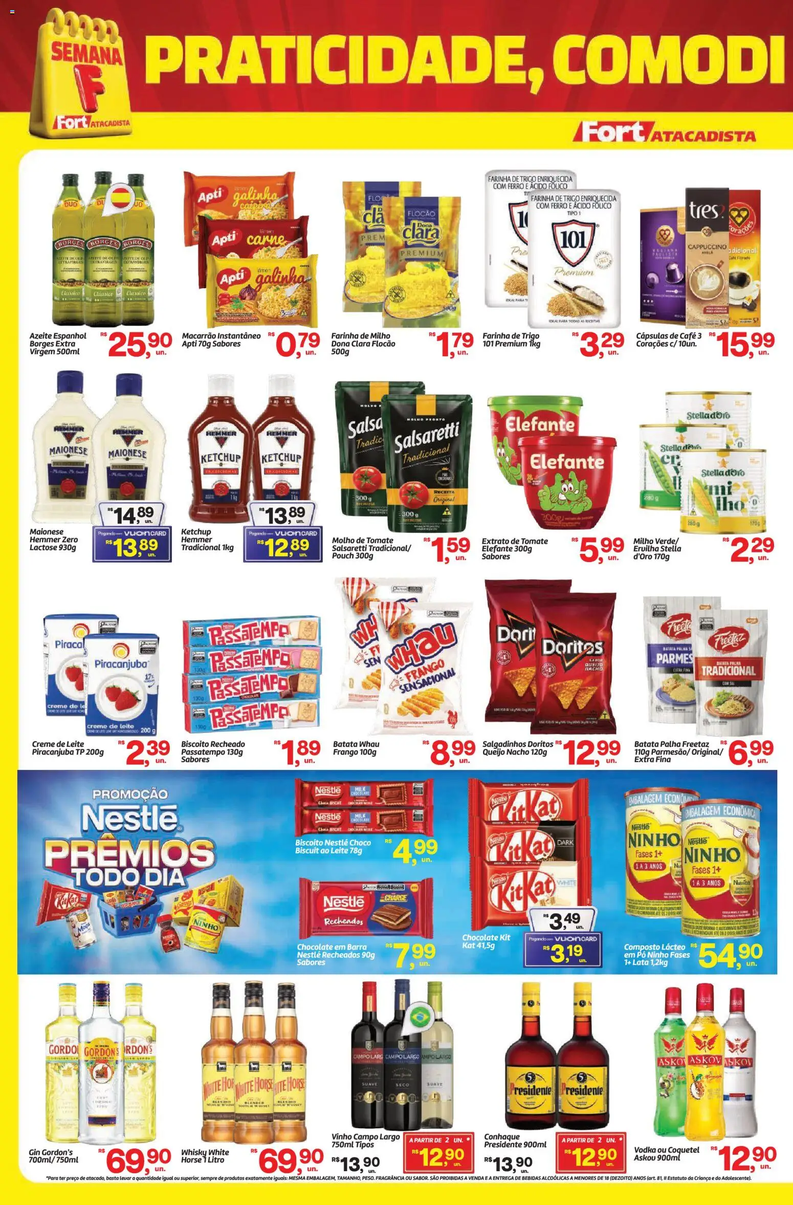 Fort Atacadista Folheto - válido de 02.03.2026 | Página: 2 | Produtos: Ferro, Ketchup, Vodka, Frango