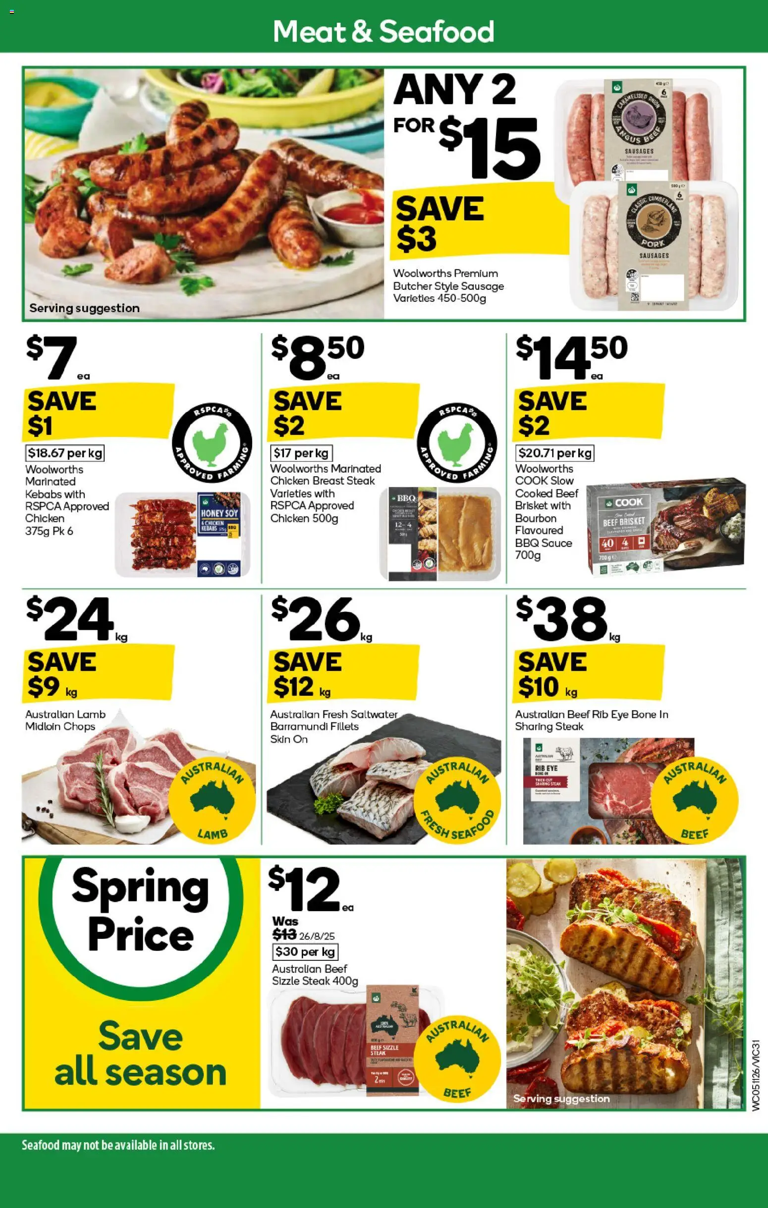 Woolworths catalogue - valid from 05.11.2025 | Page: 31 | Products: Pork, Meat, Sauce, Sausage