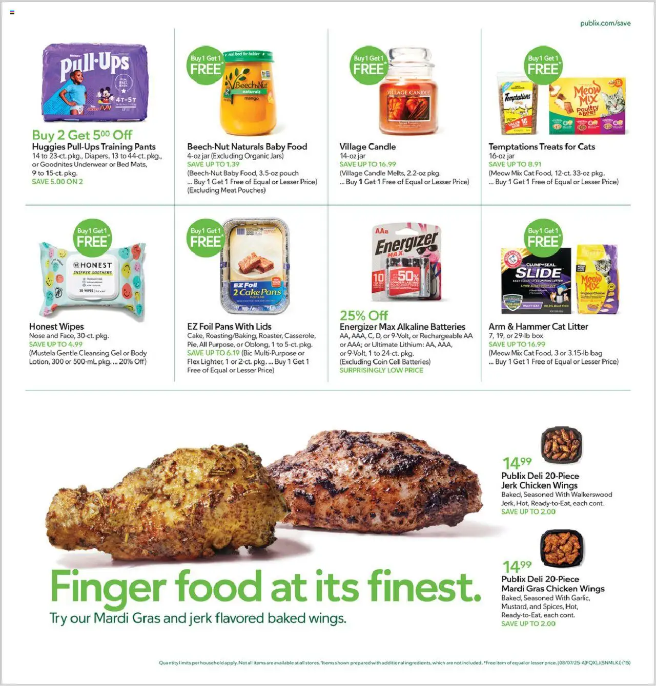 Publix Weekly Ad - valid from 06.08.2025 | Page: 15 | Products: Hammer, Beef, Poultry, Bag
