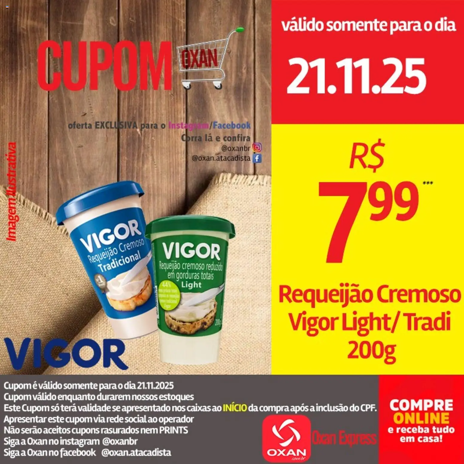 Oxan Atacadista Folheto - válido de 21.11.2025 | Página: 18 | Produtos: Requeijão