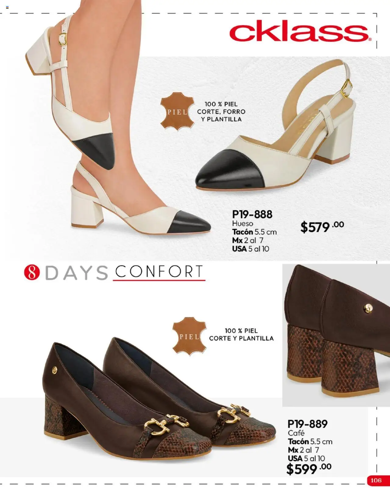 Nuevas ofertas de Cklass válidas en toda la República Mexicana desde el 16.09.2025. ¡Encuentra las mejores ofertas en Cklass - Catálogo Invierno Calzado! | Página: 107 | Productos: Café