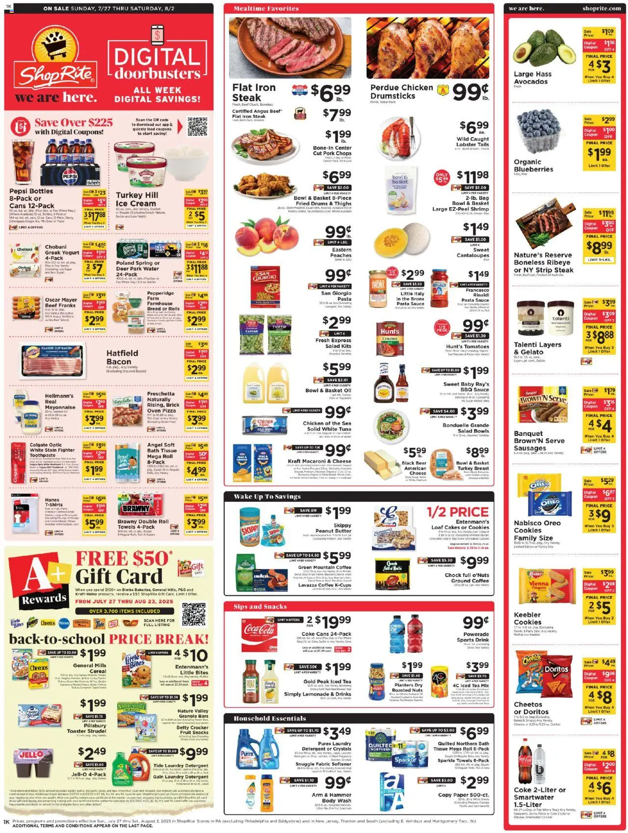 ShopRite Weekly Ad 2 - valid from 24.07.2025 | Page: 1 | Products: Ginger, Box, Butter, Chocolate
