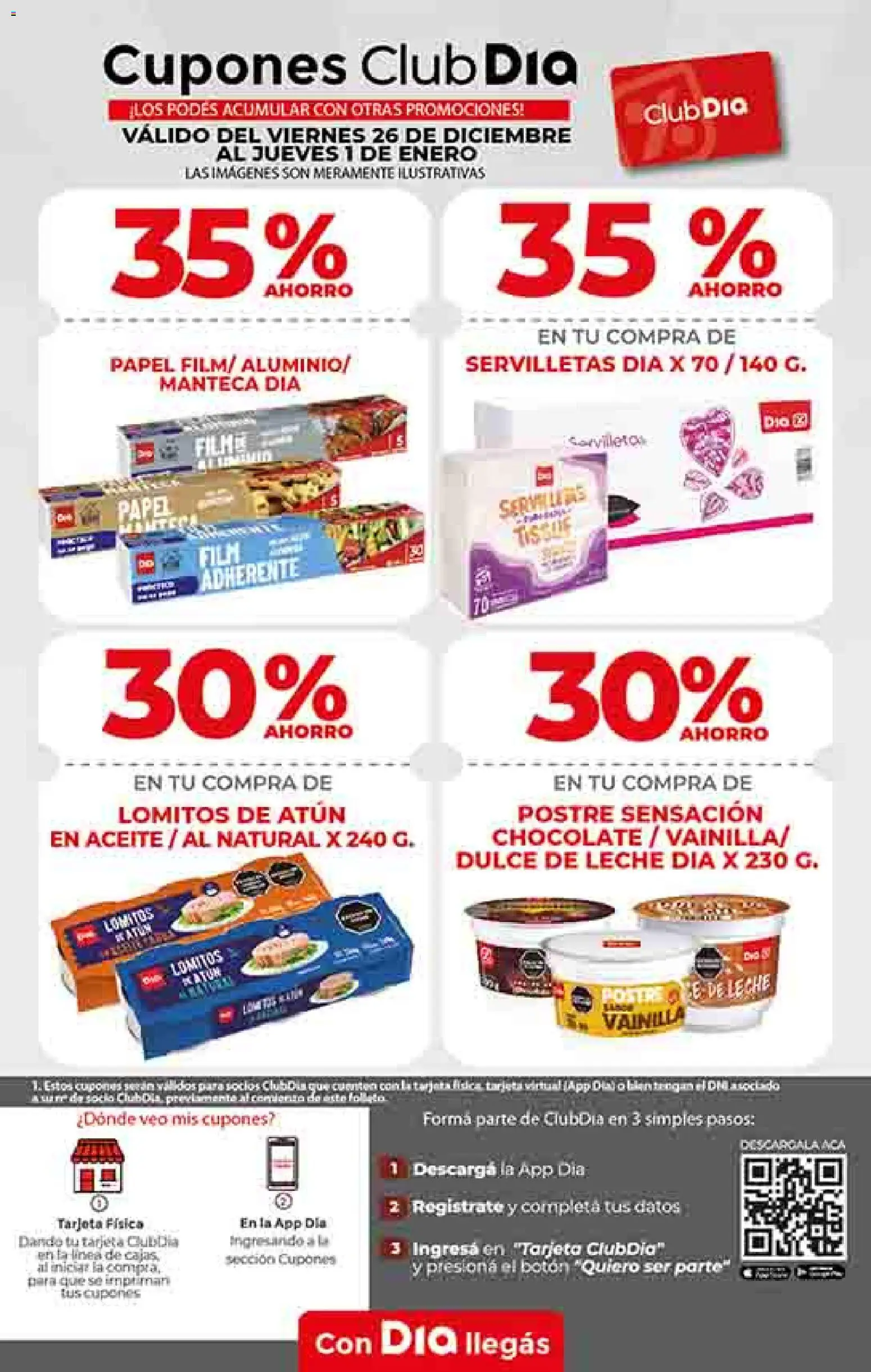 Dia - Ofertas │ válido desde el 26.12.2025 | Página: 26 | Productos: Aceite, Atún, Leche, Chocolate