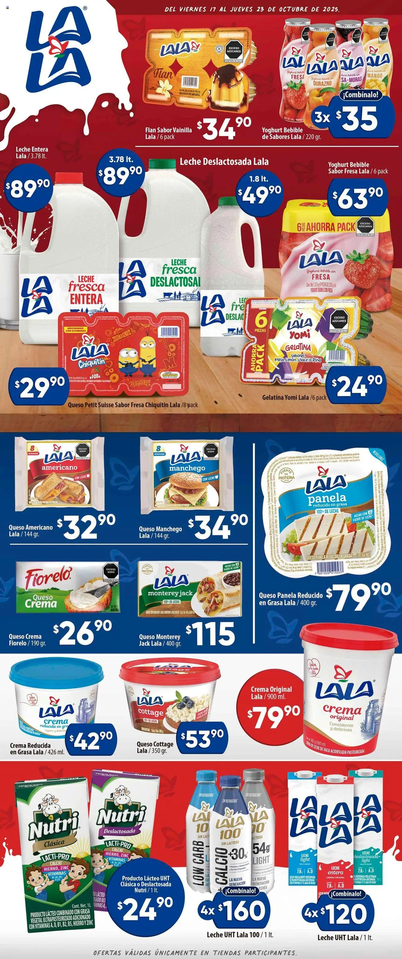 Nuevas ofertas de Calimax válidas en toda la República Mexicana desde el 17.10.2025. ¡Encuentra las mejores ofertas en Calimax folleto Tijuana! | Página: 3 | Productos: Crema, Piña, Queso cottage, Vasos